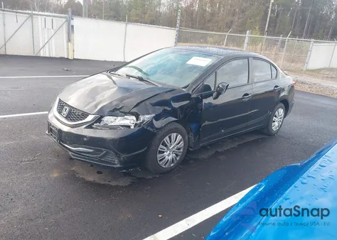 2014 Honda Civic Lx из США, поврежденный, VIN 19XFB2F51EE074979